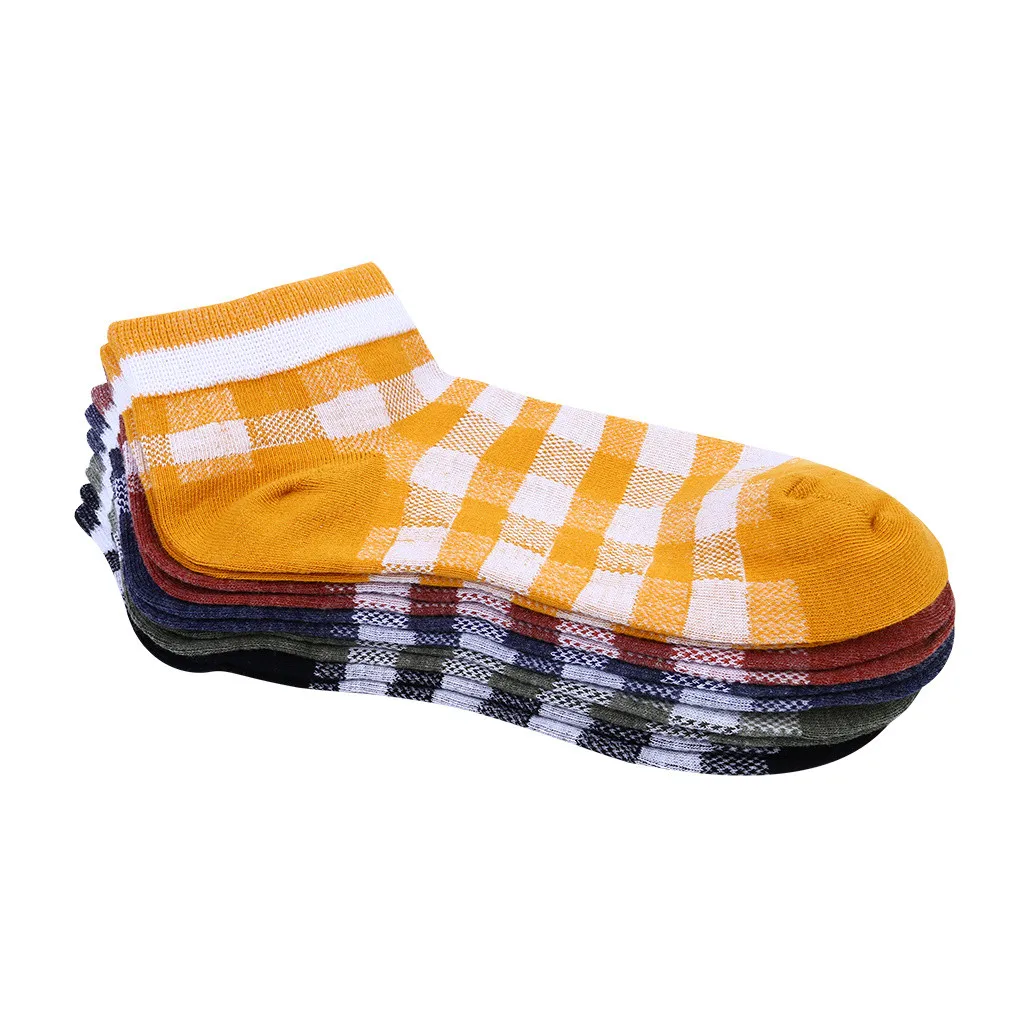 Простые женские носки унисекс, 5 пар носки для девочек удобные женские носки-тапочки мягкие эластичные носки в смешном стиле# ZB