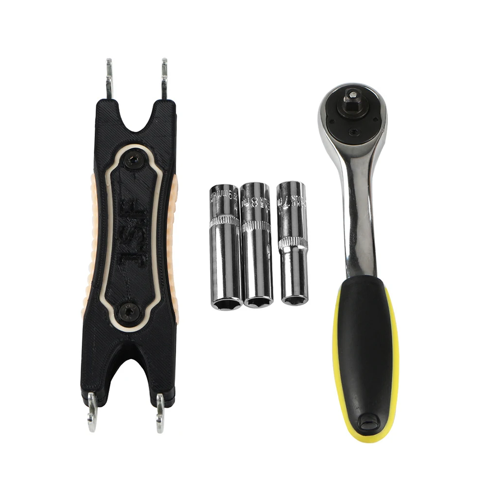 5Pc 3D Printer Accessories Extruder Hexagon Socket+ Wrench+ Dual Purpose Nozzle Removal Tool For 3D Printer