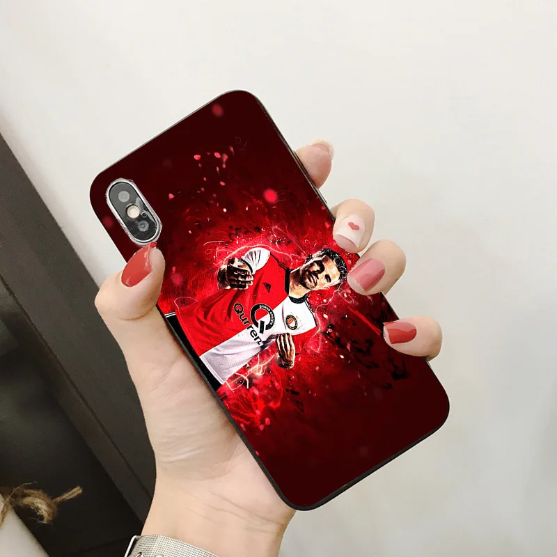 Чехол для телефона Feyenoord Rotterdam FC DIY чехол Robin Van Perisie Shell мягкий TPU чехол для iPhone X XR XS MAX 7 8 7plus 6 6S 5S 5