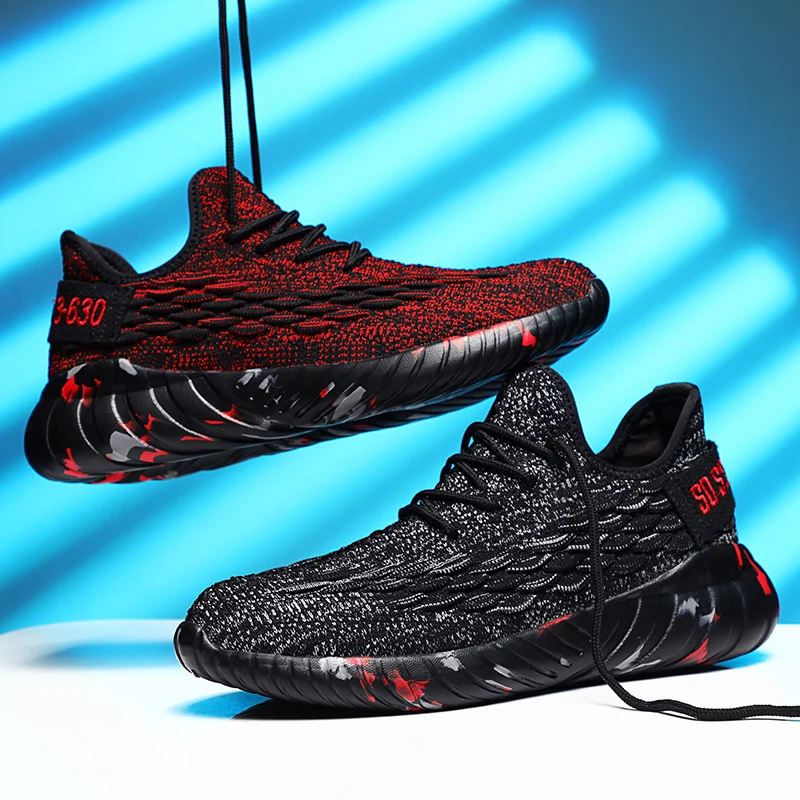 

Men Sneakers Lace Up Breathable Casual Running Shoes Outdoor Walking Sneakers Athletic Zapatillas Sports Shoes