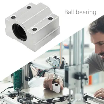 

Linear Motion Ball Bearing Good Toughness Strong Endurance Slide Bushing Linear Shaft for CNC 3D Printer 8mm