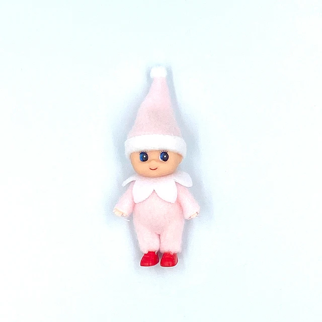 Free Drop Shipping Baby Elf Dolls with Feet Shoes Elf Toy with Movable Arms and Legs Christmas Baby Elves Doll 1