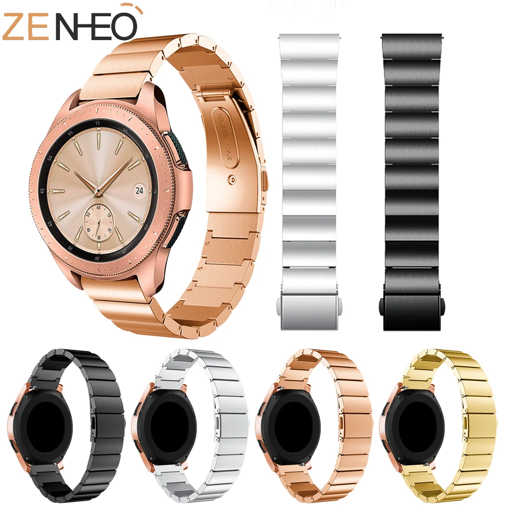 New Stainless Steel Bands 20Mm For Samsung Galaxy Watch 42Mm Bracelet Wristband Accessory For Samsung Galaxy Active Bands Strap
