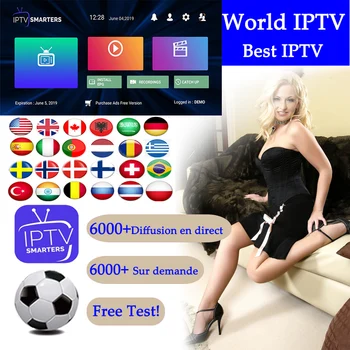 

World Europe program FR UK Dutch GE CA SP program box M3U Android for Android box(Can be renewed)