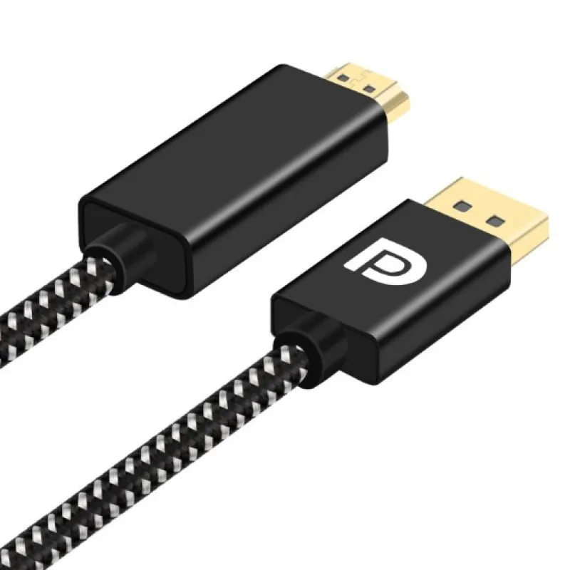 10 шт. 4K 60Hz 3D Displayport к HDMI адаптер Dp Male к HDMI 2,0 Male 2 м