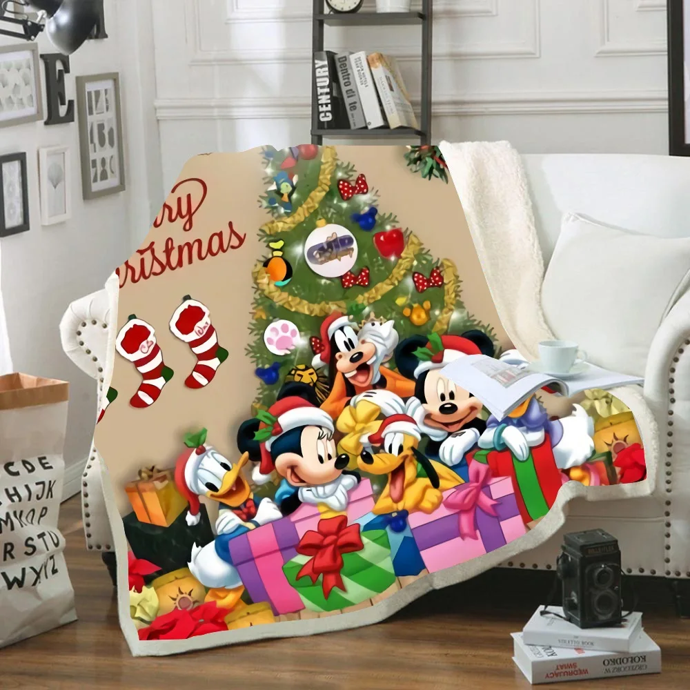 Couverture Disney Mickey Minnie Mouse pour bébé, couvre-lit, lit, berceau,  canapé, 150x200CM, pour filles et garçons, cadeau de noël