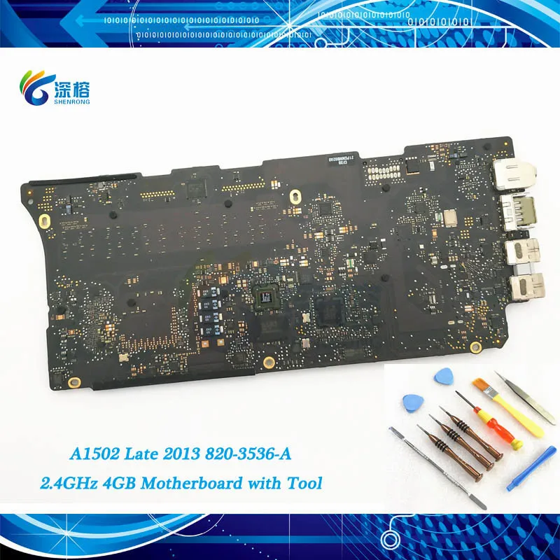 Протестированная материнская плата A1502 i5 2 4 ггц гб для MacBook Pro Retina 13 &quotA1502 820 3536 A 2013