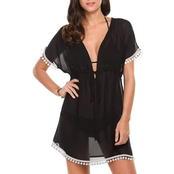 

Tulle Beach Sun-resistant Skirt Women's Hot Selling Summer Bikini Cover-up Mid-length 420222