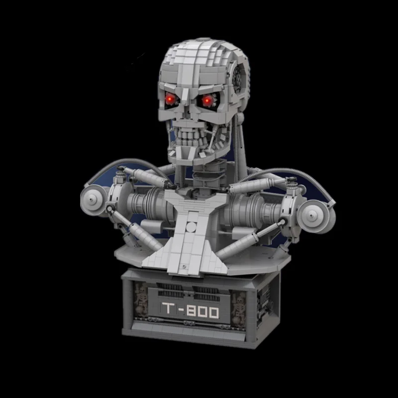 Технология строительные блоки для детей креативные moc-20570 череп Терминатора