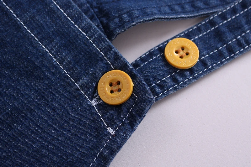 Джинсовый комбинезон для мальчиков диагональю дюйма и шортами|Шорты| |