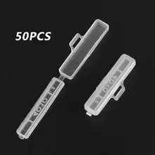 50 шт. водонепроницаемый прозрачный кабель Знак карты этикетка дисплей идентификационная коробка M4YD