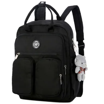 

Women Backpack For School Teenagers Bag 2019 Female Canvas Backbag Rucksack Large Capacity Computer Bag Outdoor Backpack #812