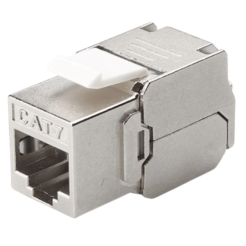 10 sztuk RJ45 dla Keystone Cat7 Cat6A ekranowany FTP moduł ze stopu