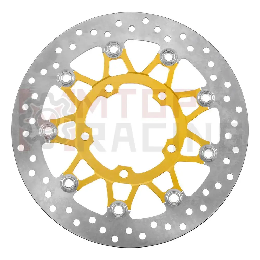 Пара передний тормозной диск для Suzuki GSXR1000(2005-2008) VZR1800 M1800(2006 07 08 09 2010 2011 2012 13 14) тормозные диски золото