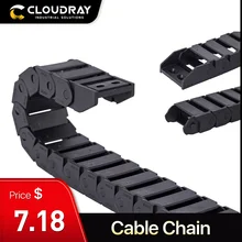 Cloudray – chaînes de câbles 15x20, 15x30, 18x25, 18x37mm, Type pont, câble de Transmission en plastique sans ouverture, pour Machine