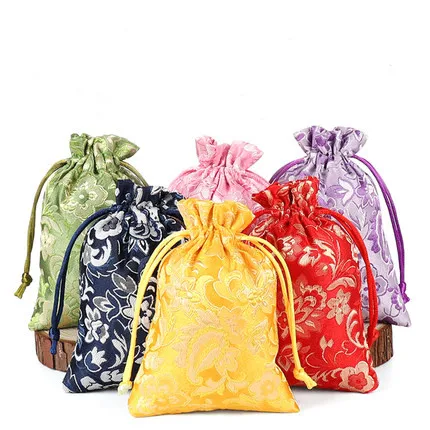 50pcs-floral-small-jewelry-bags-drawstring-chinese-silk-brocade-pouches-wedding-party-christmas-candy-bag-cloth-packaging-bags