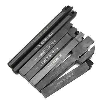 

1 Set 10mm Shank Lathe Turning Tool Holder Durable with Carbide Inserts Wrenches Lathe Turning Tool Holder-30