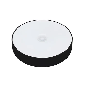 

Home Hotel LED Night Light Magnetic Attraction USB Rechargeable Battery Powered ABS Closet Human Body Induction Round Bedroom