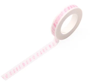

Pink square diy decorative washi masking tape(1piece)