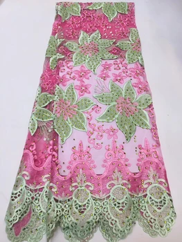 

High quality African lace fabric 2019 latest African French lace lace dress material Nigeria lace fabric ZX33471