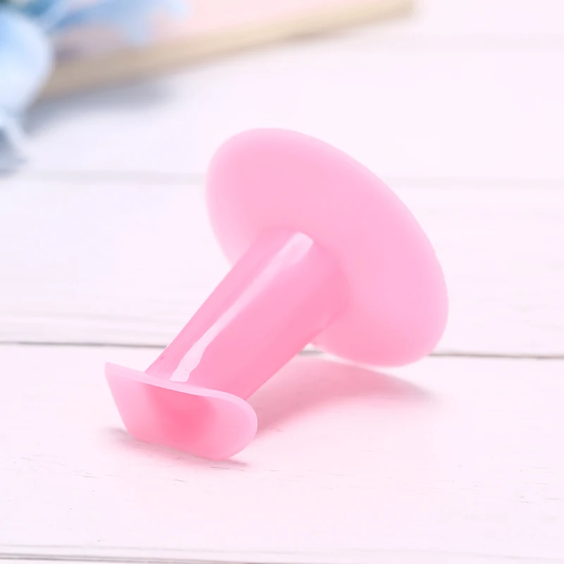 1 шт. пластиковая опора для пальцев розовый палец для дизайна ногтей Опора Подставка держатель для геля лак 3D цветок Живопись Рисунок - Цвет: Розовый