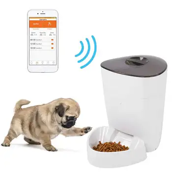 

Automatic Pet Feeder Cat Dog intelligent Timing Remote Control Feeding Bowl Supplies Pets Food Feeder Dispenser With LCD Display