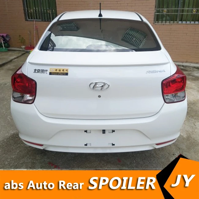 For HYUNDAI Verna Spoiler 2017-2018 spoiler High Quality ABS Material Car Rear Wing Primer Color | Автомобили и мотоциклы