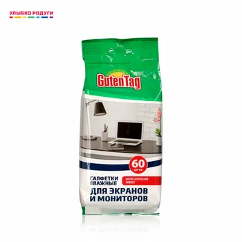 

Cleaning Cloths other 3069421 Улыбка радуги ulybka radugi r-ulybka smile rainbow cosmetic for homes and cottages cleaning from dirt and dust napkin wet monitor screen