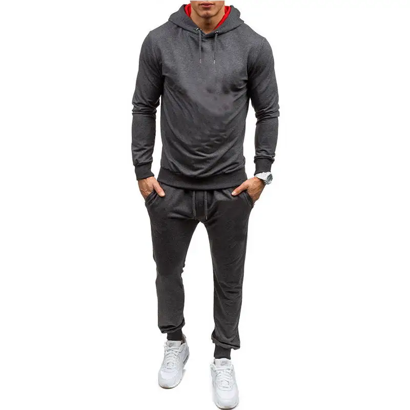 

2019 Men Sportswear Hoodies Pants Set Spring Track Suit Clothes Casual Tracksuit Men Sweatshirts Coats Male Joggers Streetwear