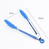 Silicone Food Tong Stainless Steel Kitchen Tongs Silicone Non-slip Cooking Clip Clamp BBQ Salad Tools Grill Kitchen Accessories 6
