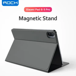 Rocha caso inteligente para xiaomi mipad 5 pro capa ultra fino sono automático/wake back suporte de couro magnético capa para xiaomi almofada 5 caso