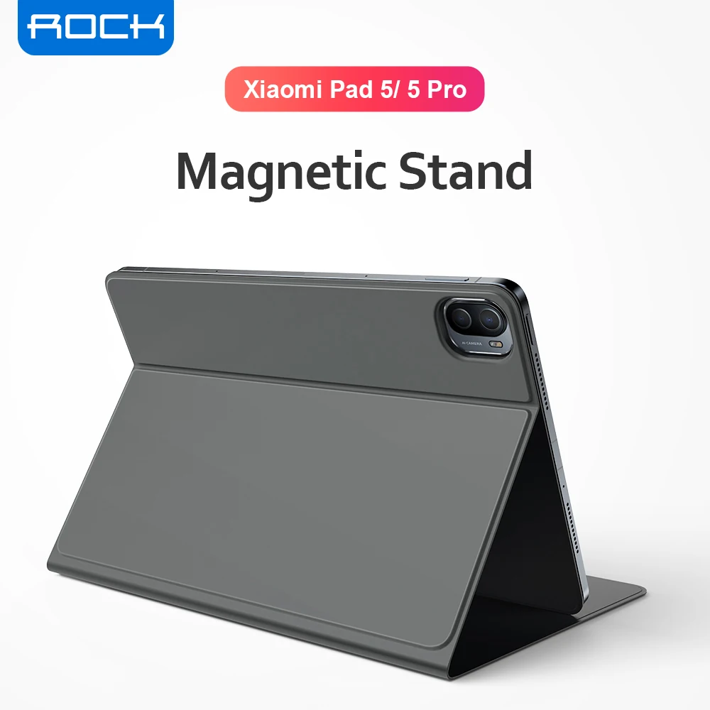 Смарт-чехол ROCK для Xiaomi MIPad 5 Pro ультратонкий кожаный чехол-подставка с магнитной