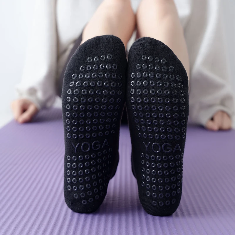 Calze da Yoga professionali da donna calze da Pilates antiscivolo traspiranti calze da donna in cotone Sport balletto danza Fitness calzino con fragranza