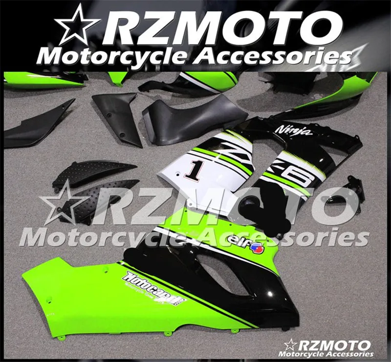 Мотоциклетный обтекатель abs Подходит для Kawasaki ZX6R 636 ZX-6R 2005 2006 корпусные детали пресс-форм Магазин № 0322