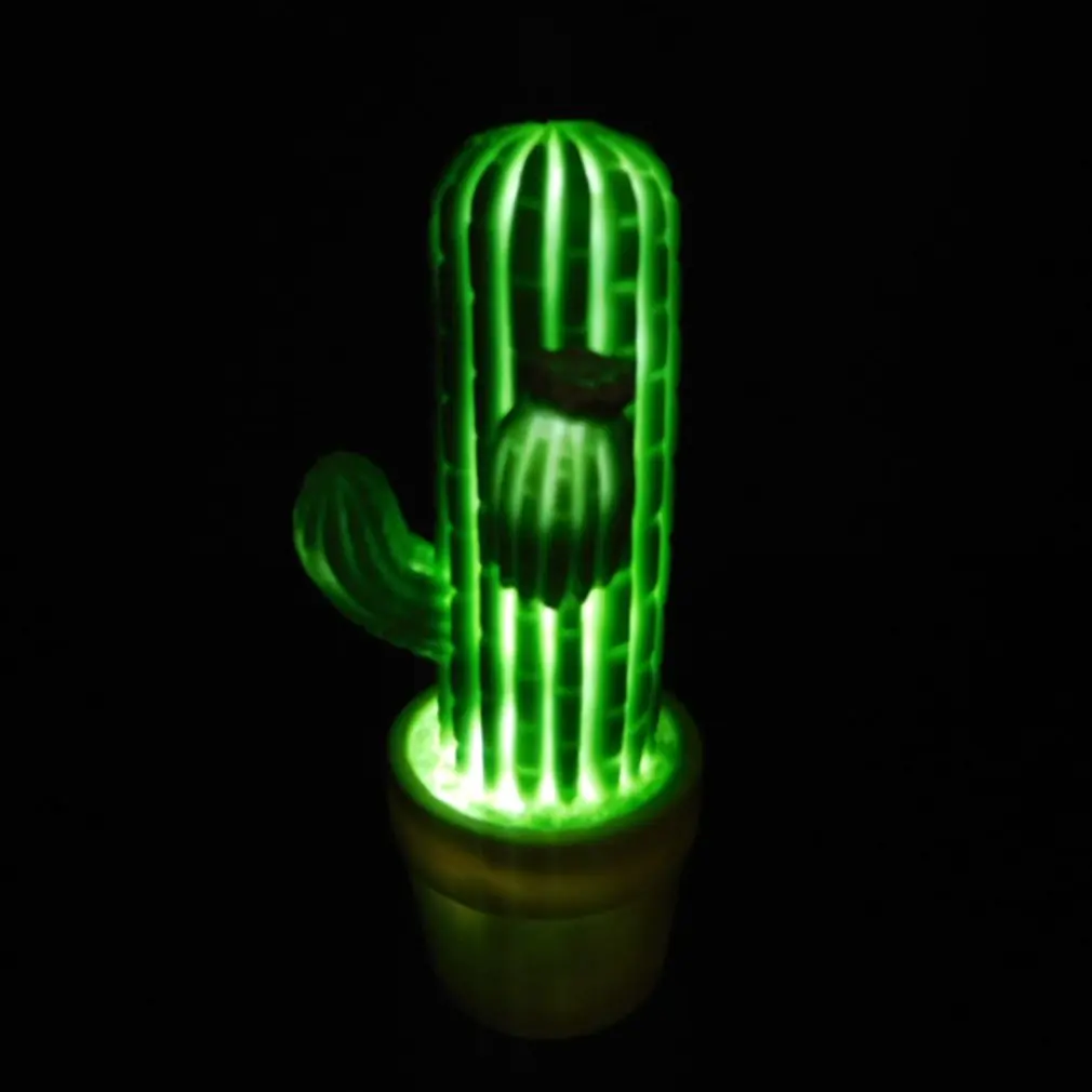 

New Innovative Green Cactus Led Night Light Children Led Lamps For Holiday Take Props Home Living Room Decoration Light