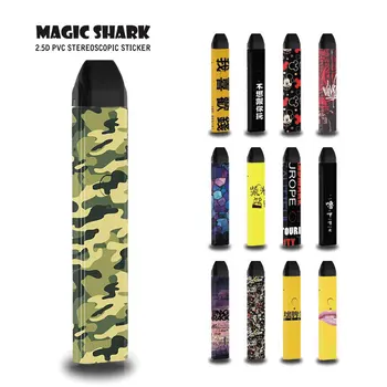 

Magic Shark Military Army Chinese Words I Love Money E Cigar Sticker Case Cover Wrap Film for Uwell Caliburn