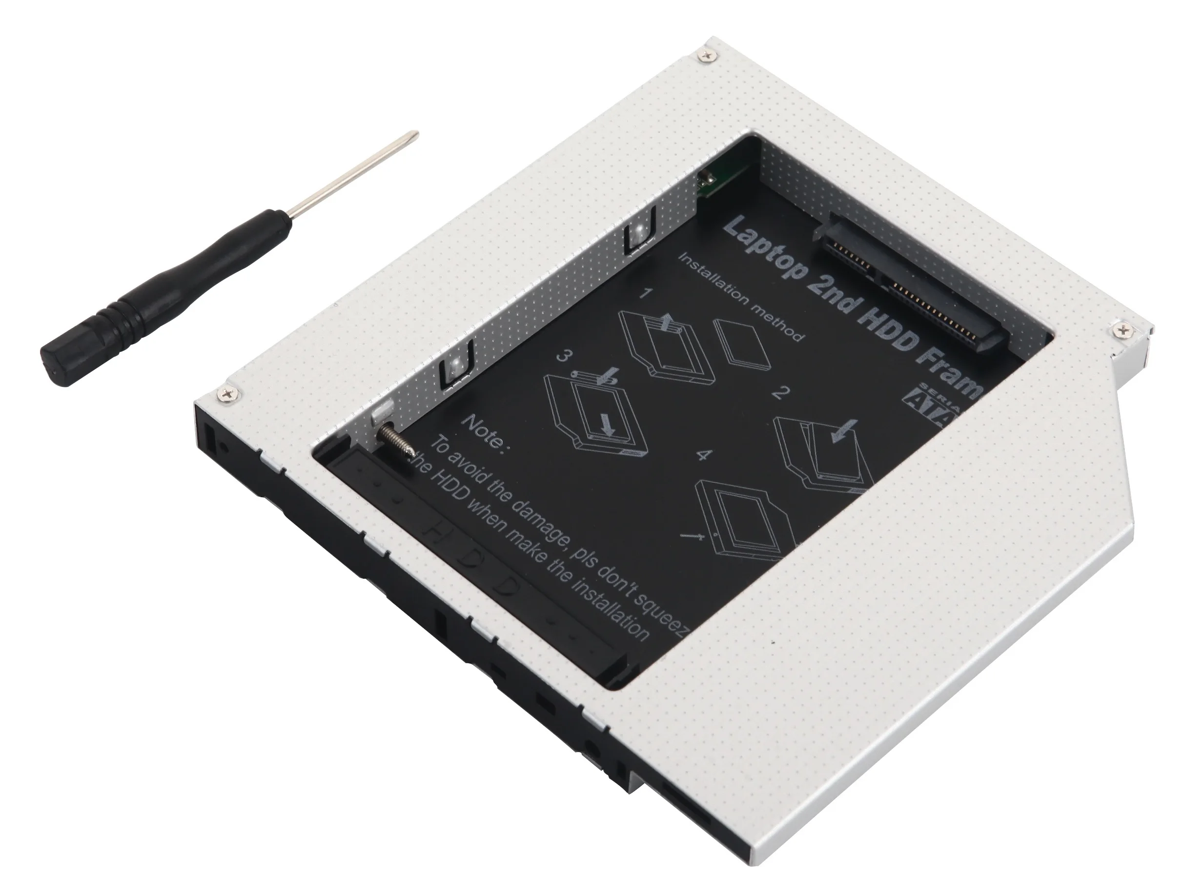 2nd Ide To Sata Hdd Ssd Hard Drive Optical Caddy Frame Adapter For Sony Vaio Vgnfz31z Replace