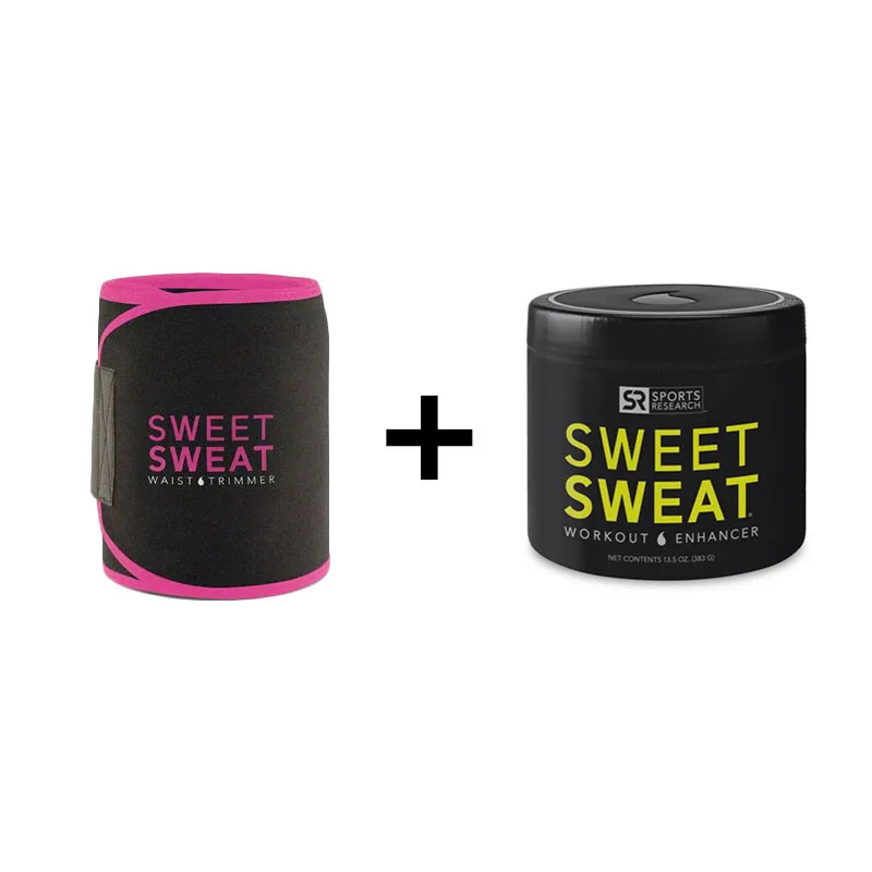 

Sweetsweat Combination Fitness Fat Loss Belt Men And Women Explosion Khan Rejection Fat Waist Supporter + Reduction Grease Sport