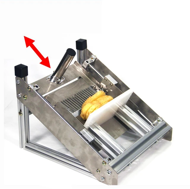 Wave potato cutter machine Wavy French fries cutter Potato chips slicer  machine fruits vegetable slicing machine - AliExpress