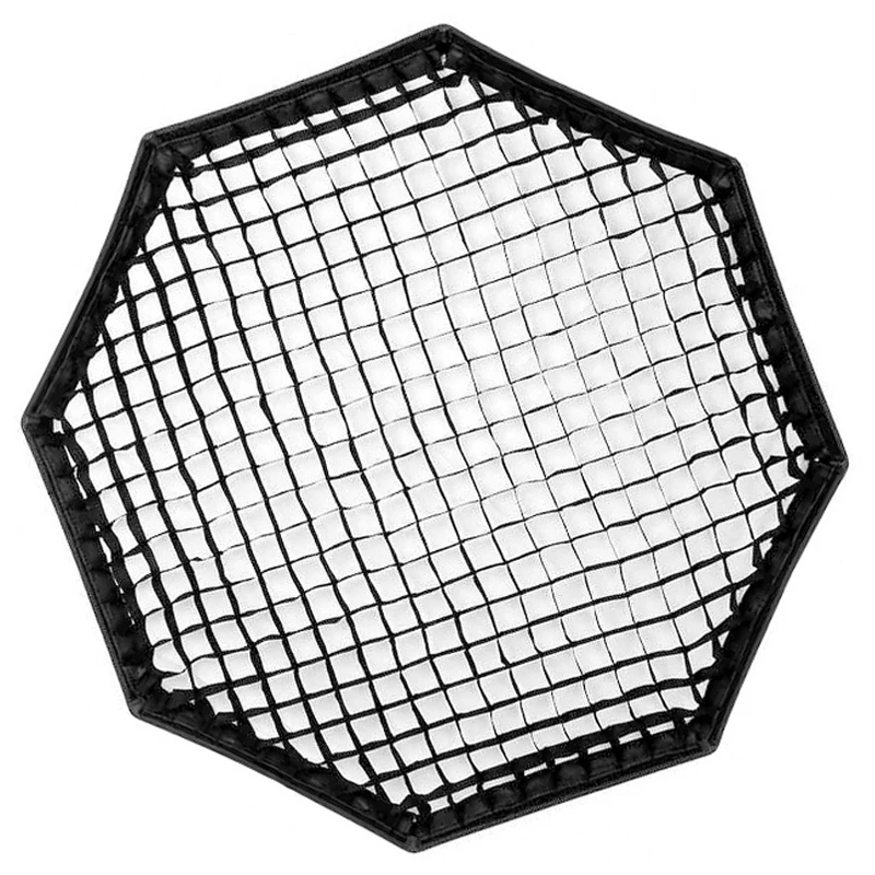 Triopo 65cm Universal Outdoor Umbrella Octagon Softbox w Honeycomb Grid Speedlite Photo Soft Box for Godox V1 AD200 Yongnuo 560