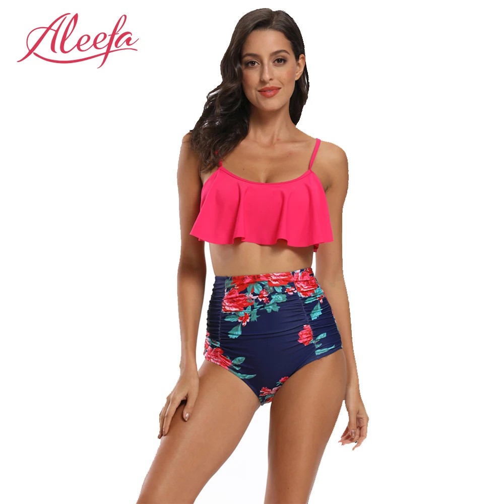 Swimsuit ruffle top Clearance