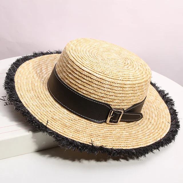 high end straw hats