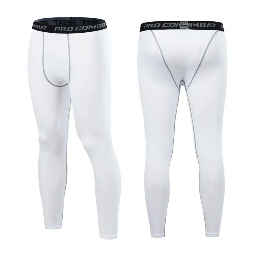 Tight running pants Anti-sweat men's sports pants Elastic Quick Drying sportswear slimming pants