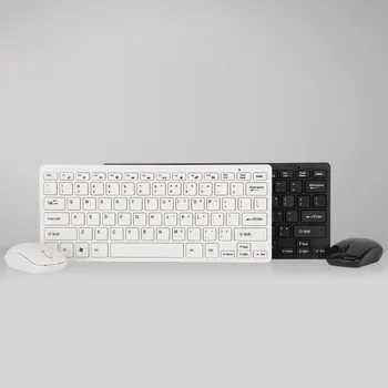 

Ultra Thin 2.4G Wireless Keyboard Mouse Combo Set With USB Receiver for Laptop PC Computer TV FKU66