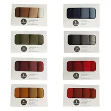 4 пары женских разноцветных носков ярких цветов из чесаного хлопка, подарок, новинка