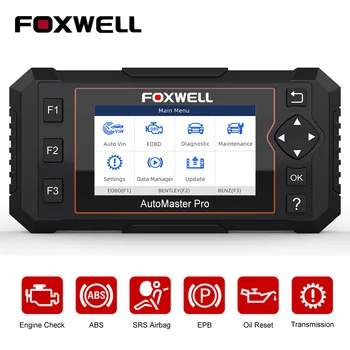 

FOXWELL NT614 Elite OBD2 Automotive Scanner Engine Check ABS Airbag Transmission Oil EPB Reset ODB2 OBDII Car Diagnostic Tool