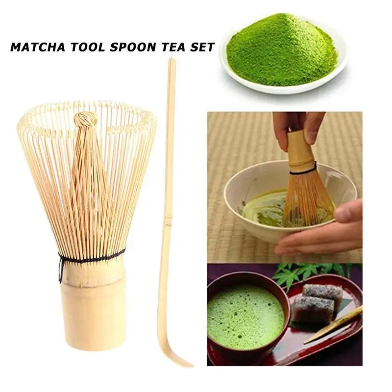 Зеленый чай matcha венчик для пудры японская церемония бамбуковая щетка инструмент аксессуар Экологически чистая чайная щетка