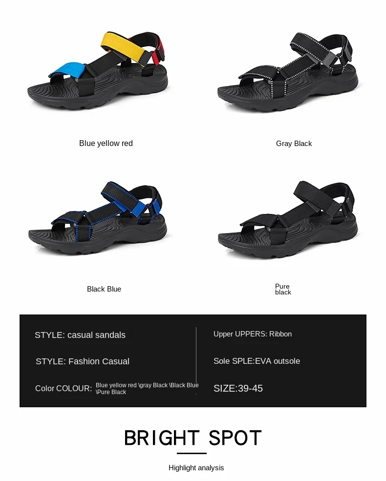 2021 Cheap Big Size 46 Mens Summer Sandals Lightweight Outdoor Men Flip Flops Flat Non-Slip Casual Sandals Men босоножки летние