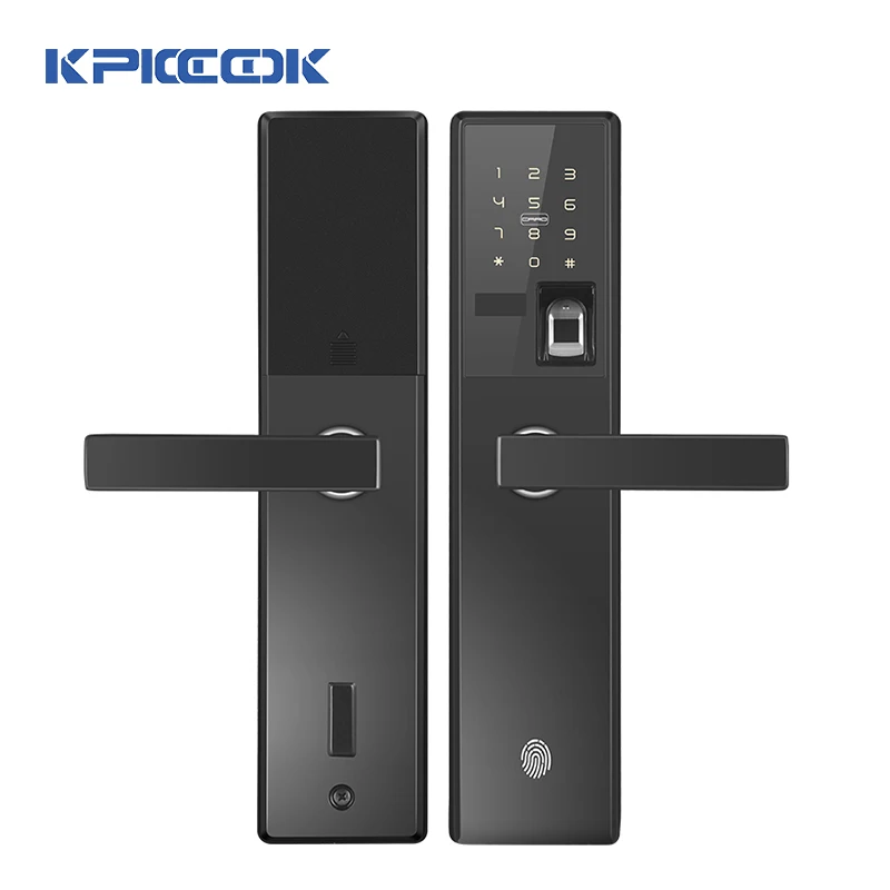 

KPIOCCOK Smart Electronic Lock Aluminum Alloy Fingerprint Door Lock Security Intelligent Lock Biometric Bluetooth APP Unlock
