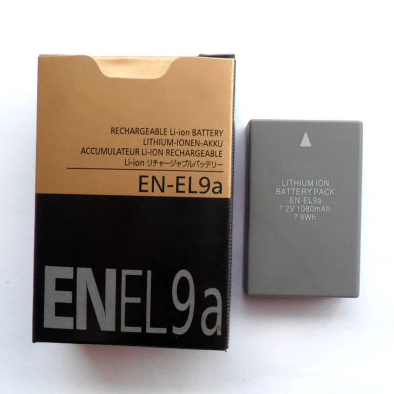 EN-EL9a RU EL9a ENEL9a оригинальный Камера Батарея для Nikon D60 D5000 D40X D40 D3X D3000 D30 | Электроника